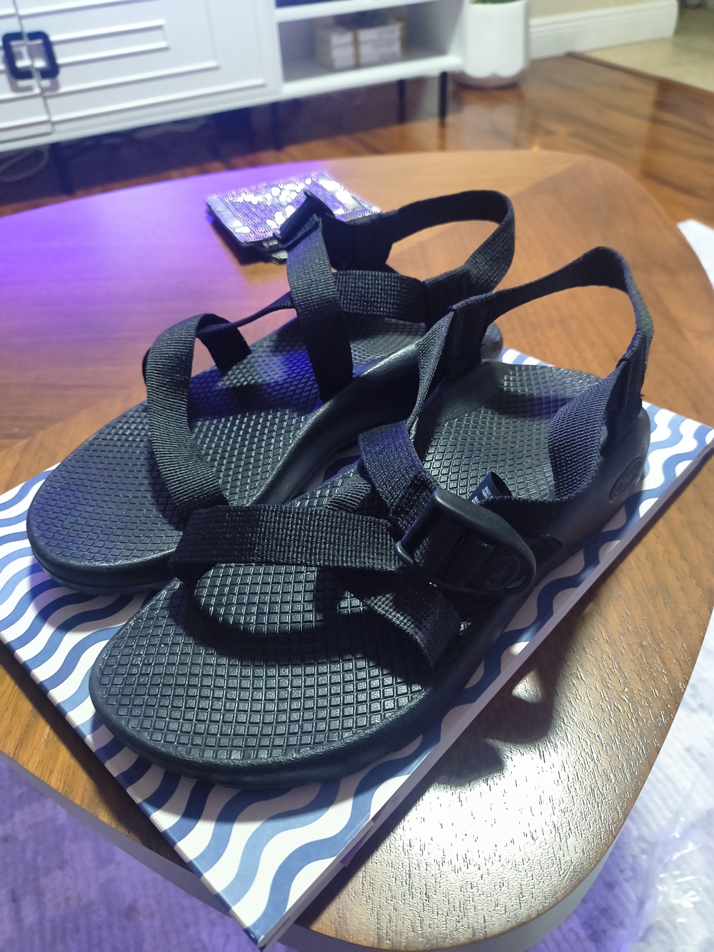 Chaco Z/Cloud Black Women's Sandals Size 7 Adjustable Outdoor Comfort